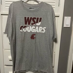WSU Russell Athletic Gray T-Shirt